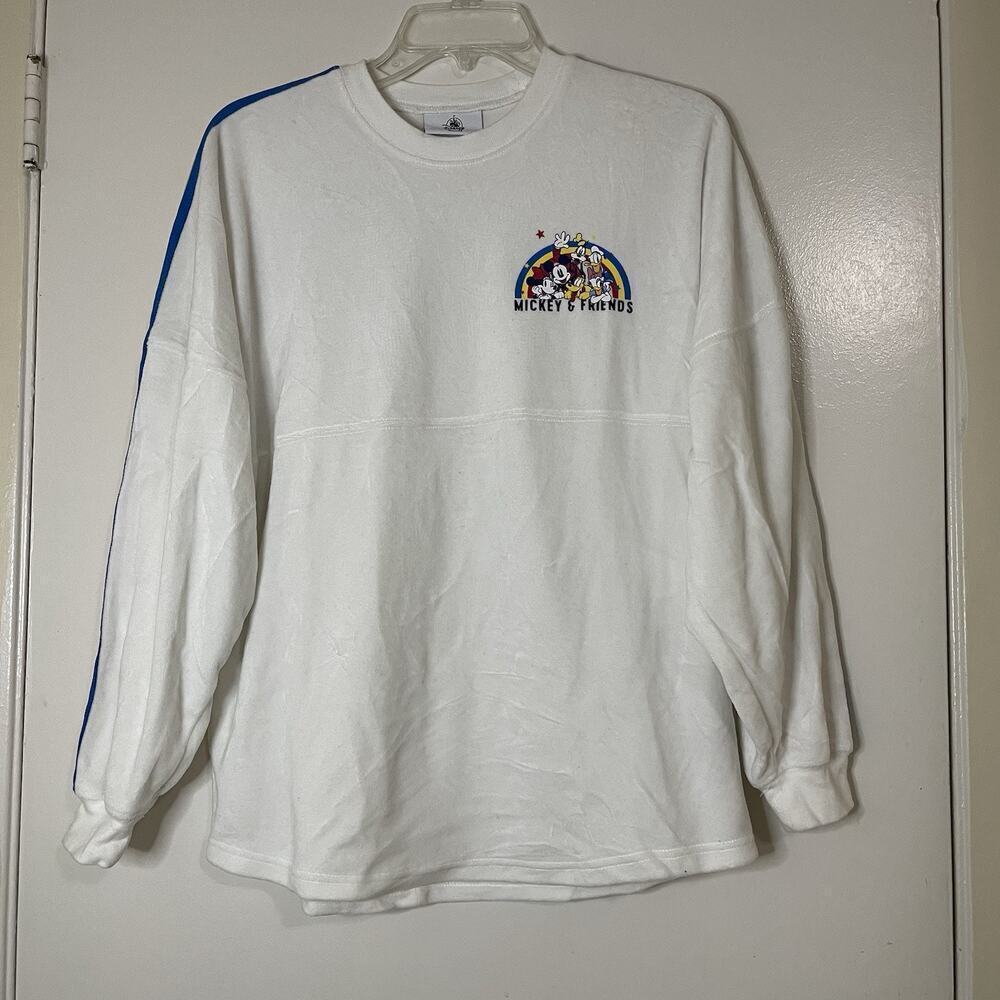 Disney x Spirit Jersey Feelin Classic Terry Cotton white multi color Stripes XS